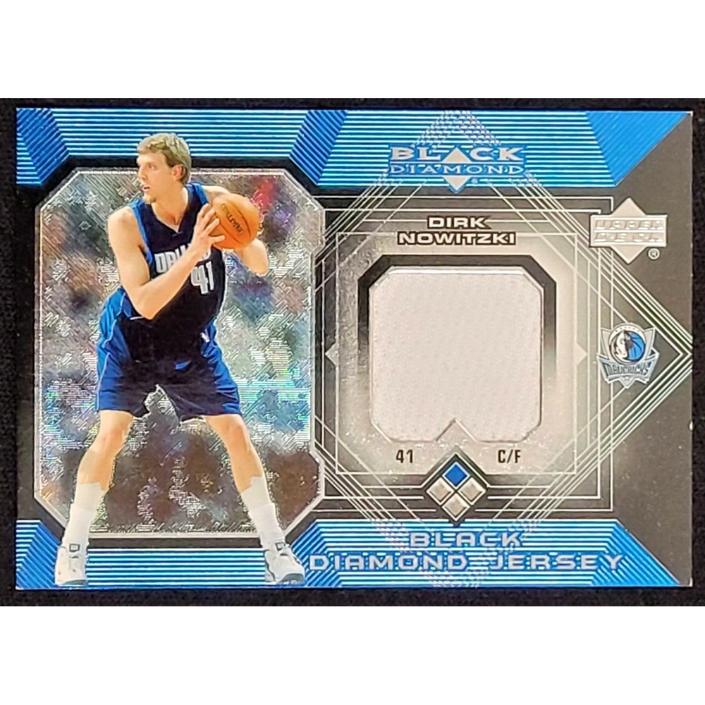 2004-05 UD BLACK DIAMOND DIRK NOWITZKI  BLACK DIAMOND‎ JERSEY